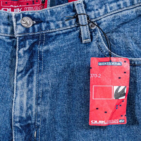 Quiksilver Jeans QuikJean Relaxed Straight Surf Skate 32 x 30 Y2K Baggy - Picture 3 of 12